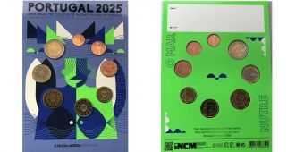 Португалия 2025 Официальный Годовой набор Евро монет FDC  