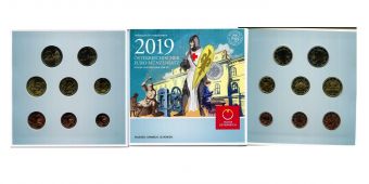 Австрия 2019 Официальный Годовой набор Евро монет