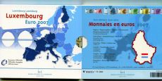 Люксембург 2007 Официальный годовой набор Евро монет (10 монет)     