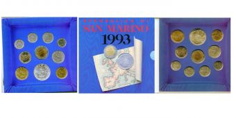 Сан-Марино 1993 Официальный годовой набор (10 монет)   