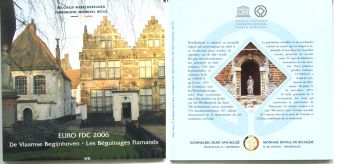 Официальный годовой набор Евро монет Бельгия 2006