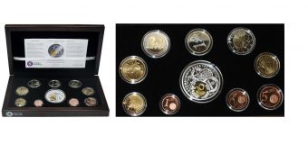 Финляндия 2010 Официальный Годовой набор Евро монет, PROOF