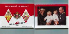Монако 2017 Официальный Годовой набор Евро монет     