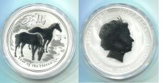 Австралия Доллар 2014 Год Лошади Серебро Пруф  