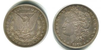 Доллар США 1878 Морган доллар