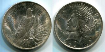 Доллар США 1922 Peace Dollar
