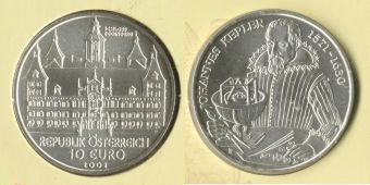 10 Евро Австрия 2002 Кеплер