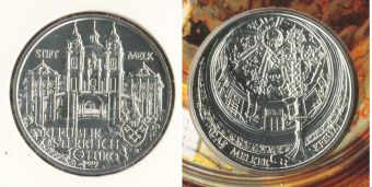 10 Евро Австрия 2007 монастырь Мелк