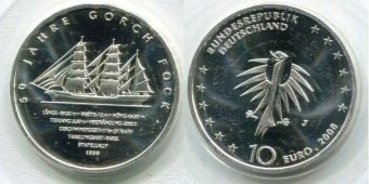 10 Евро Германия 2008 Горх Фок