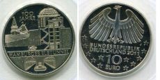 10 Евро Германия 2011 Тоннель под Эльбой в Гамбурге