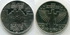 10 Евро Германия 2013 150 лет красному кресту