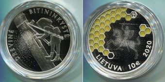 10 Евро Литва 2020 Пчеловодство