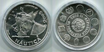 10 Евро Португалия 2003 Парусник Навигация