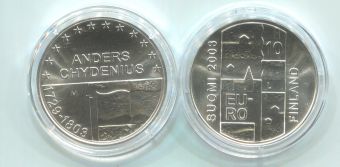 10 Евро Финляндия 2003 Андерс Чидениус