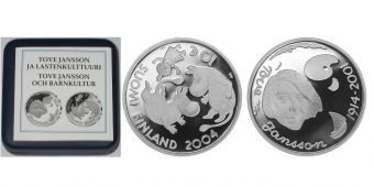 10 Евро Финляндия 2004 Муммитролли, Туве Янсон, PROOF
