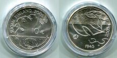 10 Евро Финляндия 2005 60 лет мира