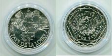 10 Евро Франция 2011 Земли Луары Серебро    