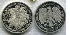 10 Марок Германия 1987 Римский Договор