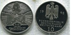 10 Марок Германия 1998 Благотворительный фонд