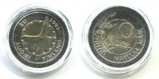 10 Марок Финляндия 1995 Лебедь