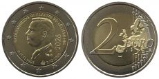 2 Евро Люксембург 2026 Вступление на трон Герцога Гийома