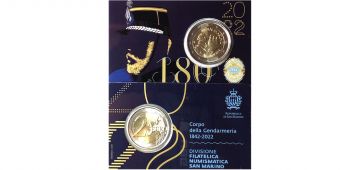 2 Евро Сан-Марино 2022 Жандармерия  BU 
