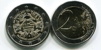 2 Евро Греция 2021 Независимость