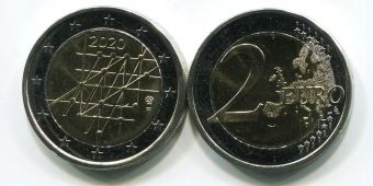 2 Евро Финляндия 2020 Университет Турку