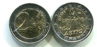 2 Евро Греция 2009 Регулярная