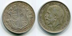 1/2 Кроны Великобритания 1916 год      