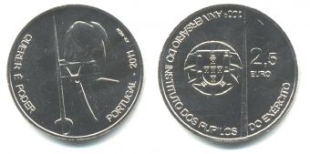 2,5 Евро Португалия 2011 Военная Академия