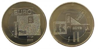 3 Евро Словения 2026 Сречко Косовел