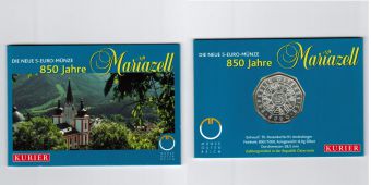 5 Евро Австрия 2007 850 лет Базилике Мариацель