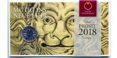5 Евро Австрия 2018 Львиная сила Серебро 