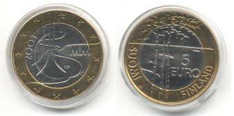 5 Евро Финляндия 2003 Чемпионат Мира по Хоккею