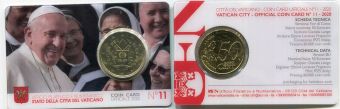 Ватикан 50 Центов 2020 Блистер (11)