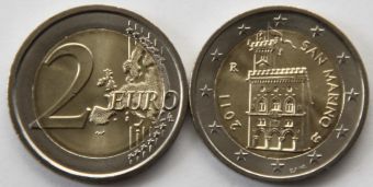 2 Евро Сан-Марино 2011 Регулярная